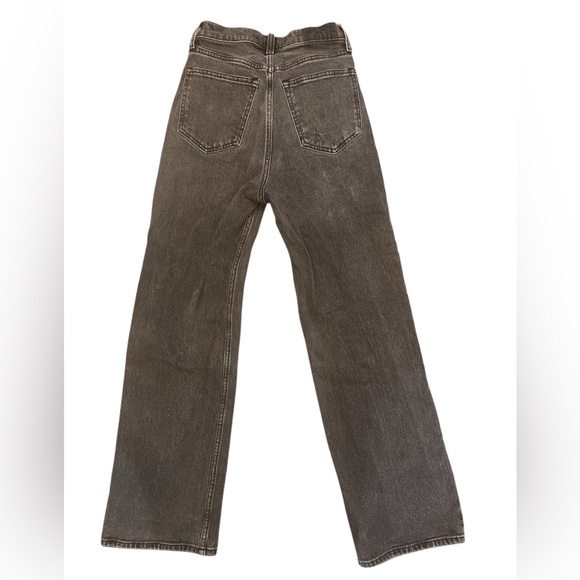 Abercrombie&Fitch,90’s relaxed Jean,high-rise,criss cross,24,short,black - Picture 3 of 4